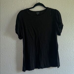 torrid Black Short Sleeve Puff Tee - Women's Top